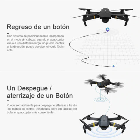 ÚLTIMAS 13 UNIDADES | FlyDrone™ Pro - Cámara Visión Nocturna y Sensor Anti Colisión + 2 BATERÍAS