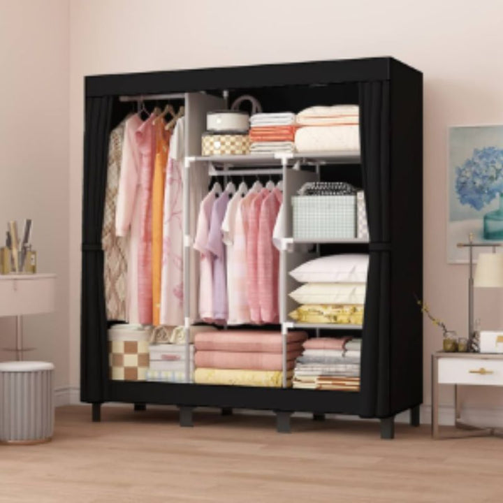 ARMARIO ROPERO CLOSET CON CUBIERTA DE TELA NO TEJIDA 45 X 135 X 172cm - PROMOCION CIERRE DE LA TIENDA