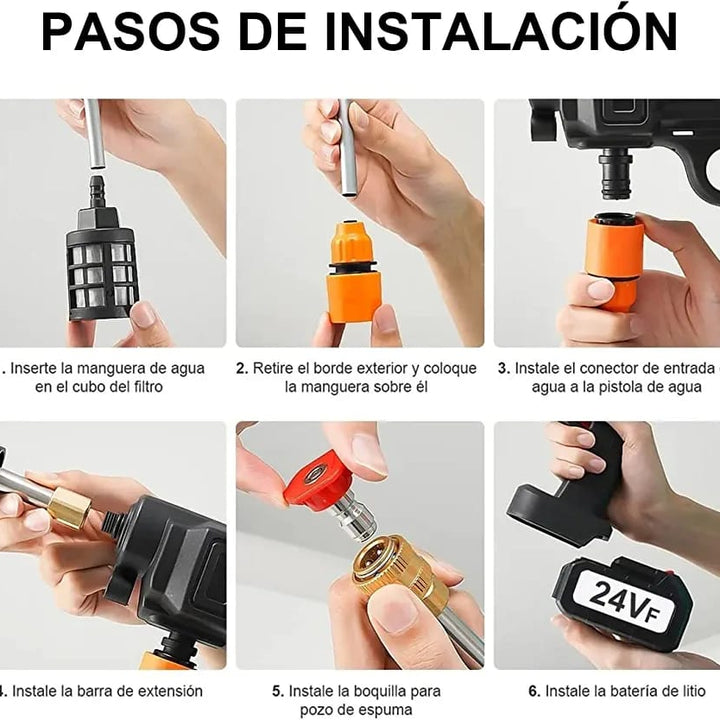 ULTIMAS 12 UNIDADES | Hidrolavadora Alta Presión Inalámbrica UltraJet™ + 8 ACCESORIOS DE REGALO