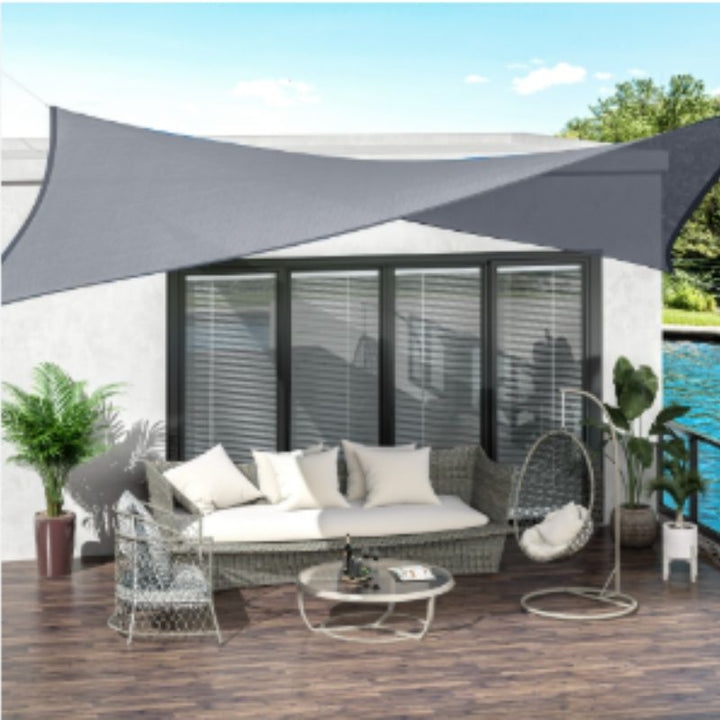 TOLDO VELA DE SOMBRA RECTANGULAR 2 X 3 m - PROMOCION CIERRE DE LA TIENDA