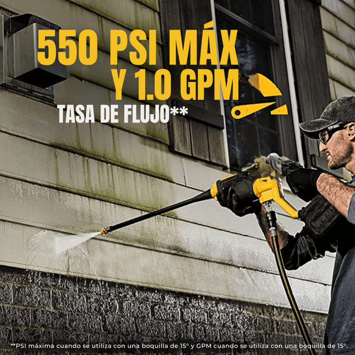 KIT DEWALT ORIGINAL: HIDROLAVADORA PORTATIL + KIT ACCESORIOS + 2 BATERIAS DE REGALLO 48V - PROMOCION CIERRE DE LA TIENDA