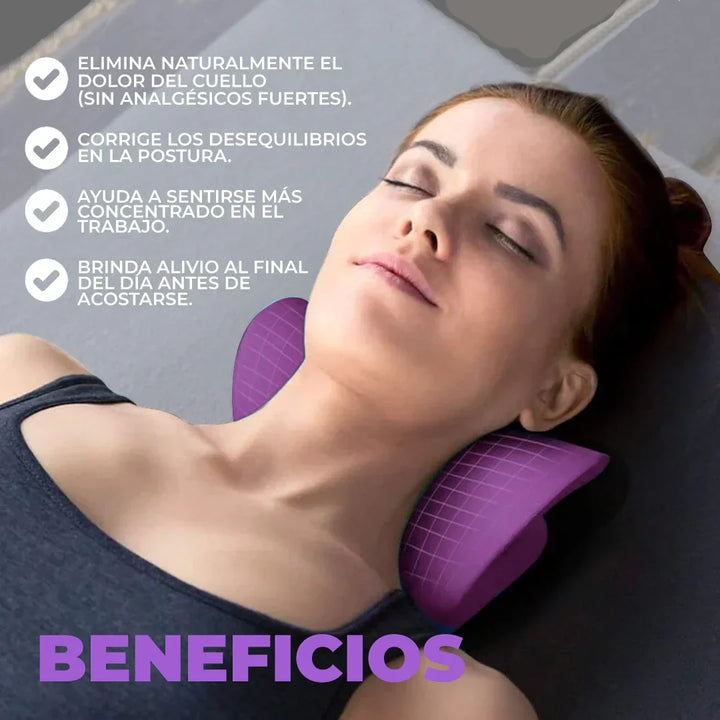 MásRelax™ Almohada Cervical Terapéutica | ALIVIO INMEDIATO DE DOLORES DE ESPALDA Y MIGRAÑA