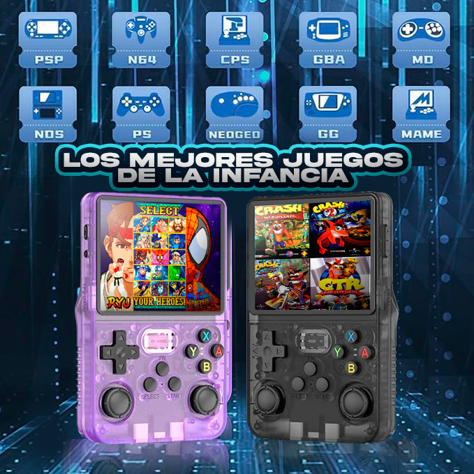 CONSOLA DE JUEGO PORTÁTIL R36S🕹