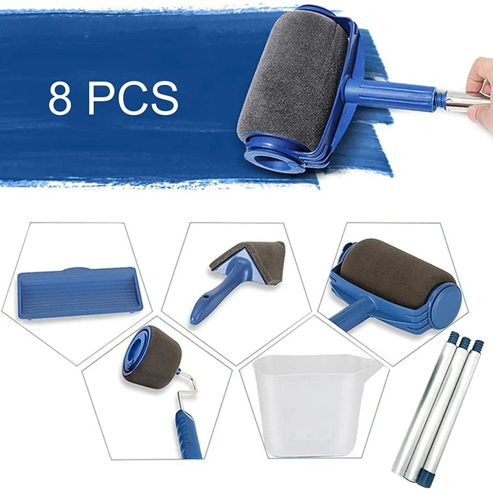 SET DE RODILLOS DE PINTURA (8 PIEZAS)